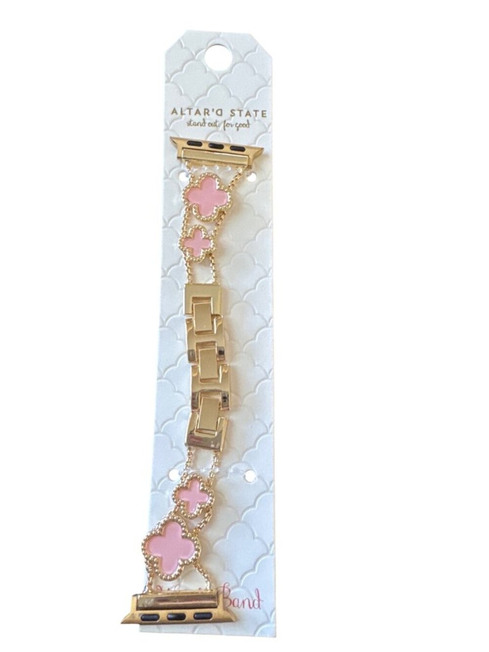 Altar'd State Pink Clover Smart Watch Band
